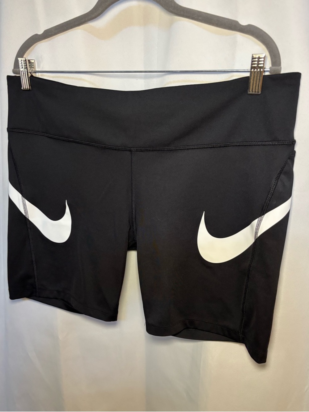 Nike Dri-FIT Bike Shorts XXL Black 7” Inseam Pockets Athletic Gym - Picture 4 of 6